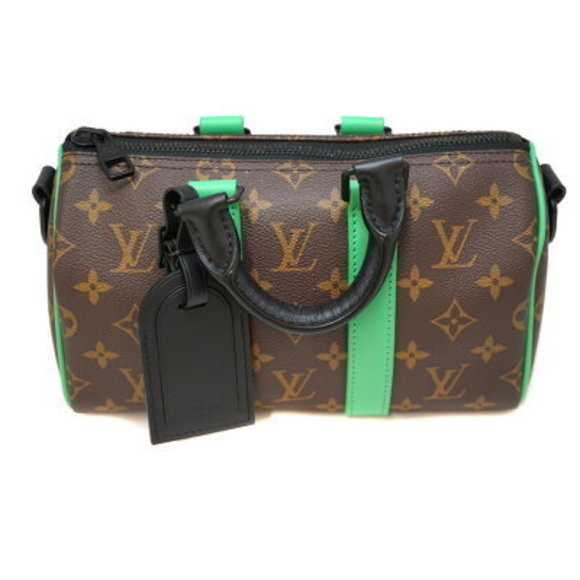 Louis Vuitton Keepall Bandouliere Monogram Macassar Green - Picture 1 of 15